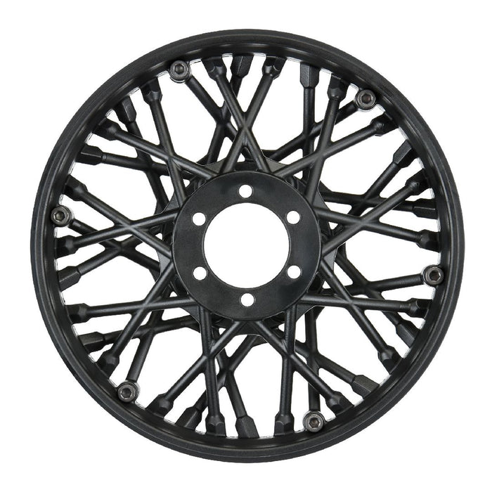 Pro-Line Supermoto Front Wheel, Black: Promoto-MX