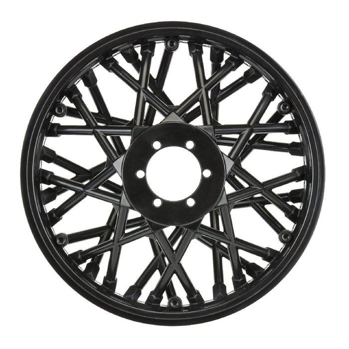 Pro-Line Bullyspoke V2 Bead Rear Wheel Black For PM-MX