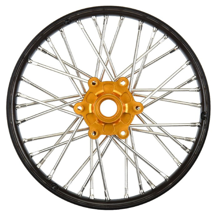 Pro-Line Pro-Spec Alum V2 Bead Front Wheel, Black/Gold
