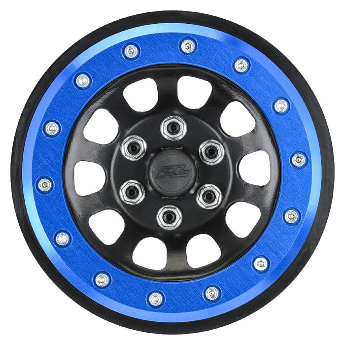 Pro-Line Steelies Blue/Black 2.9" Steel Dual Offset Whls