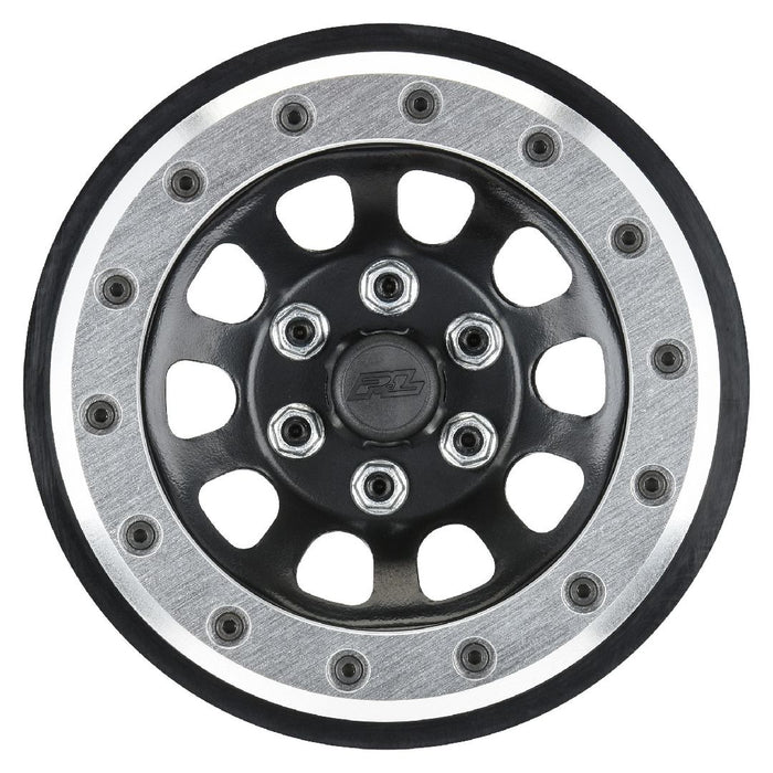 Pro-Line Steelies Silver/Black 2.9" Steel Dual Offset Whls