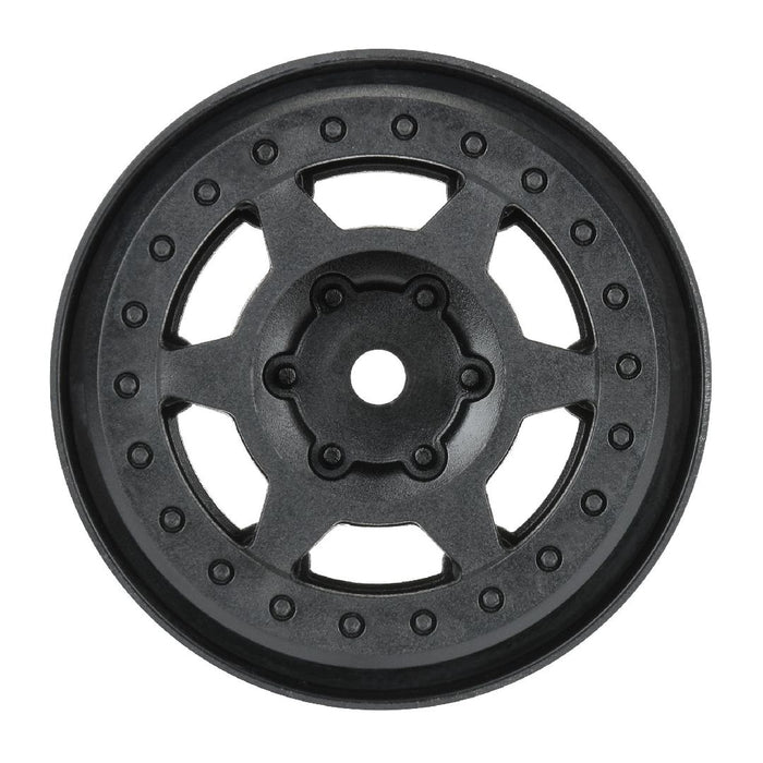 Pro-Line Holcomb F/R 1.55" 12mm Crawler Bead-Loc Whls (2) Black