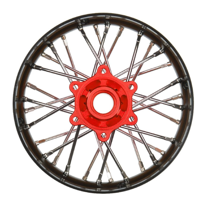 Pro-Line Pro-Spec Aluminum V2 Bead Rear Wheel Black/Red (1)