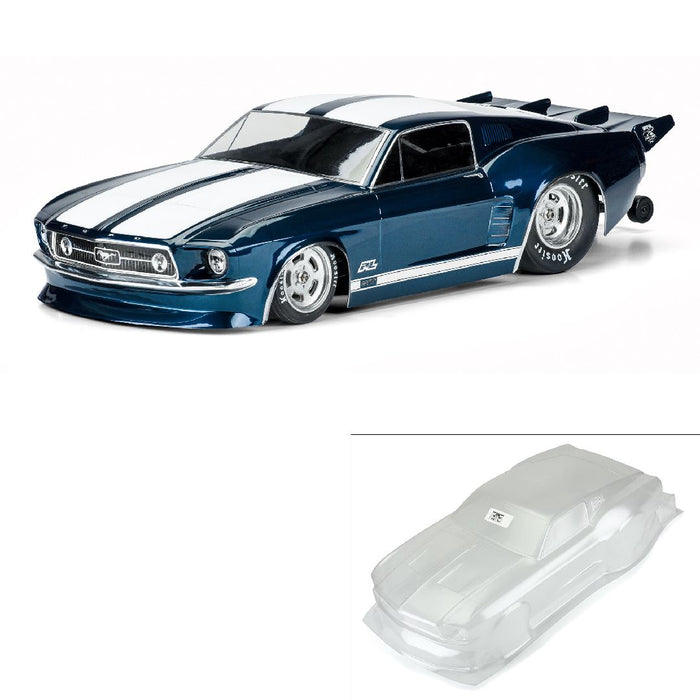 Pro-Line Racing 1967 Ford Mustang Clear Body for SC Drag