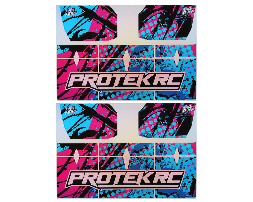 ProTek RC 1/8 Euro Wing Wraps (Hectic Holographic) (2)