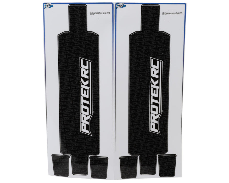 ProTek RC Schumacher Cat PB Chassis Protectors (2) (Black)