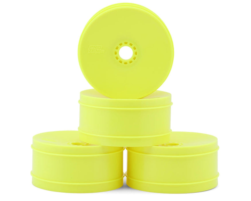 ProTek RC 83mm "Light Weight" Concave 1/8 Buggy Wheels (4) (Yellow)