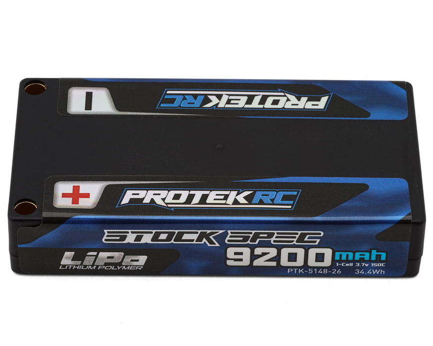 ProTek RC 1S 150C Low IR Si-Graphene "Stock Spec" Shorty LiPo Battery