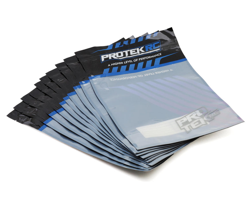 ProTek RC Resealable 1/8 Truggy Tire Storage Bags (10) (42x29.21cm)