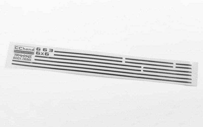 RC4WD Steel Body Decal Sheet for Traxxas Mercedes-Benz G 63 AMG