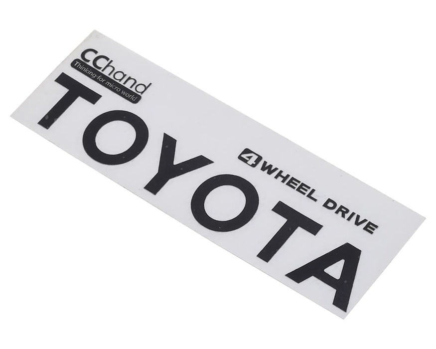 RC4WD CChand TF2 Mojave Body Metal Rear Emblem (Black)