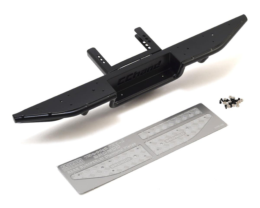 RC4WD CChand Ranch Rear Step Bumper for Traxxas TRX-4 Bronco (Black)