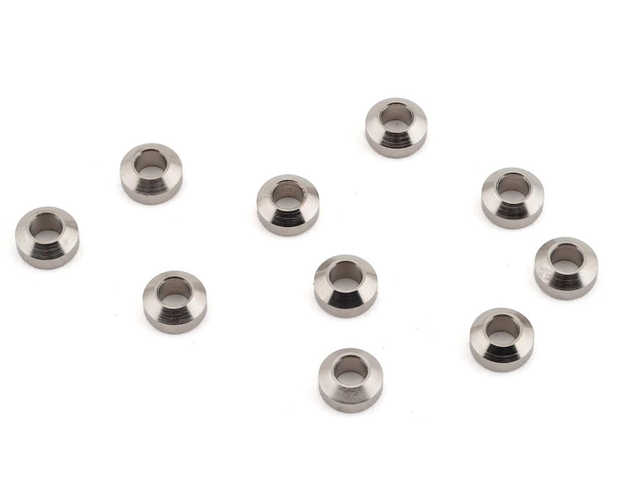 RC4WD 3mm Heavy Duty Steel Conical Washers (Silver) (10)