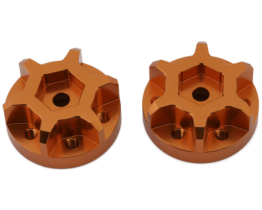 RC4WD Universal Aluminum Hex Hubs (Orange) (2) (40 Series/Clod Wheels) (14mm)