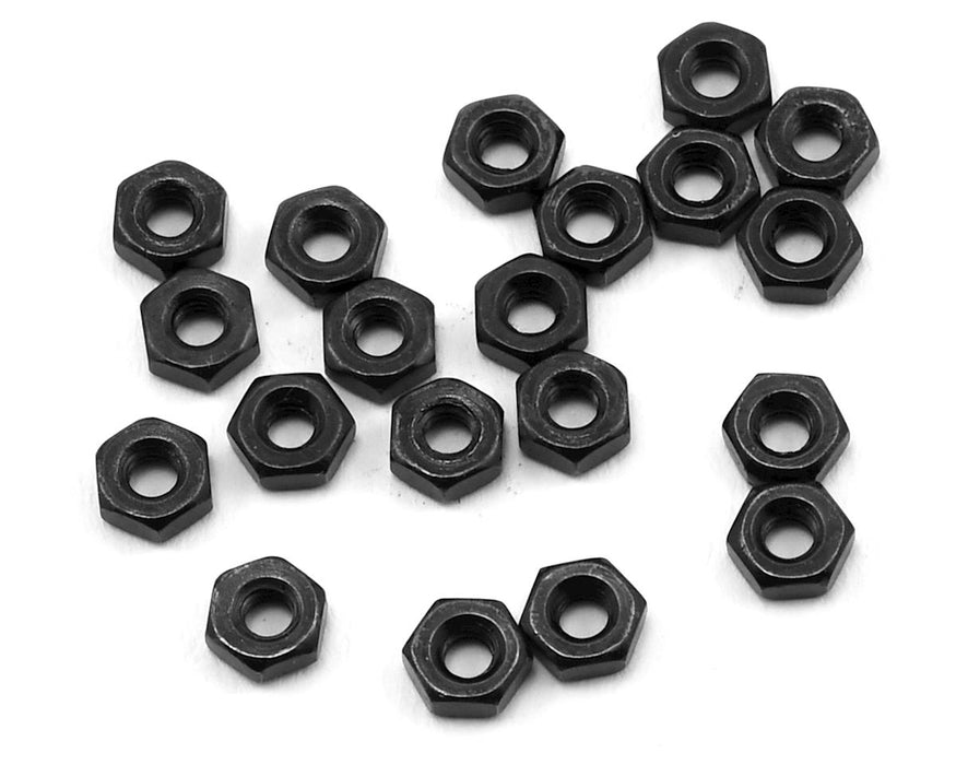 RC4WD M2 Regular Black Nuts (20)