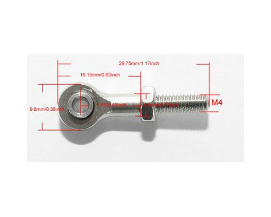 RC4WD Steely 4mm Rod End (Heim Joint) (10)