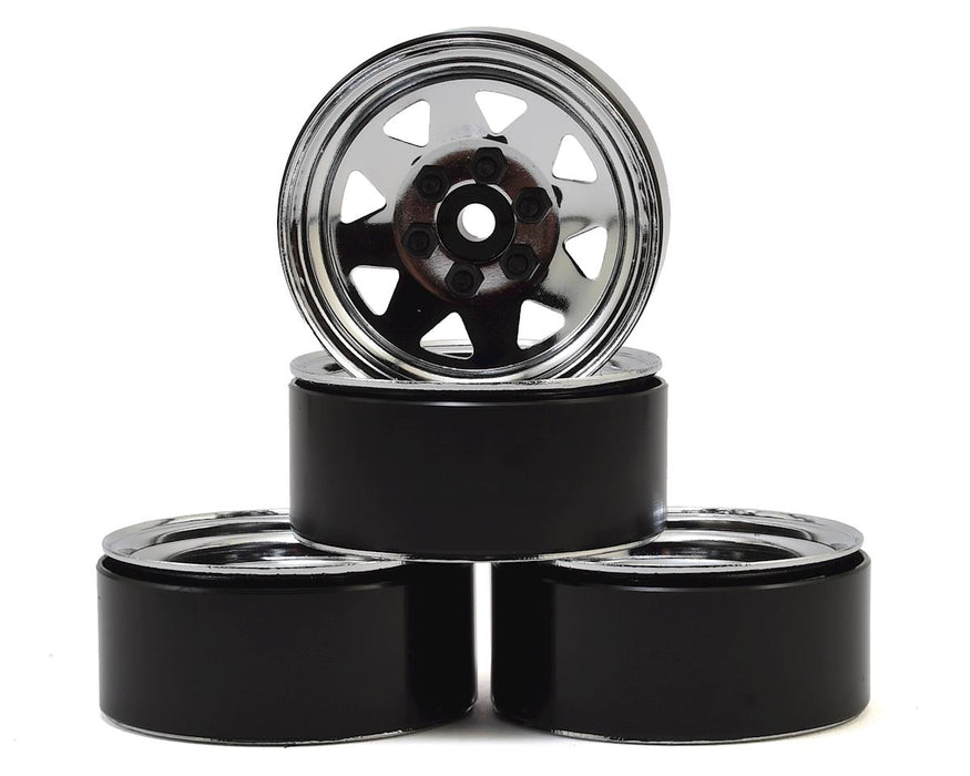 RC4WD 6 Lug Wagon 1.9" Stamped Steel Beadlock Wheel (Chrome)