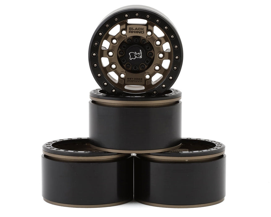 RC4WD Black Rhino Avenger 1.9" Aluminum Internal Beadlock Wheels (Bronze) (4)