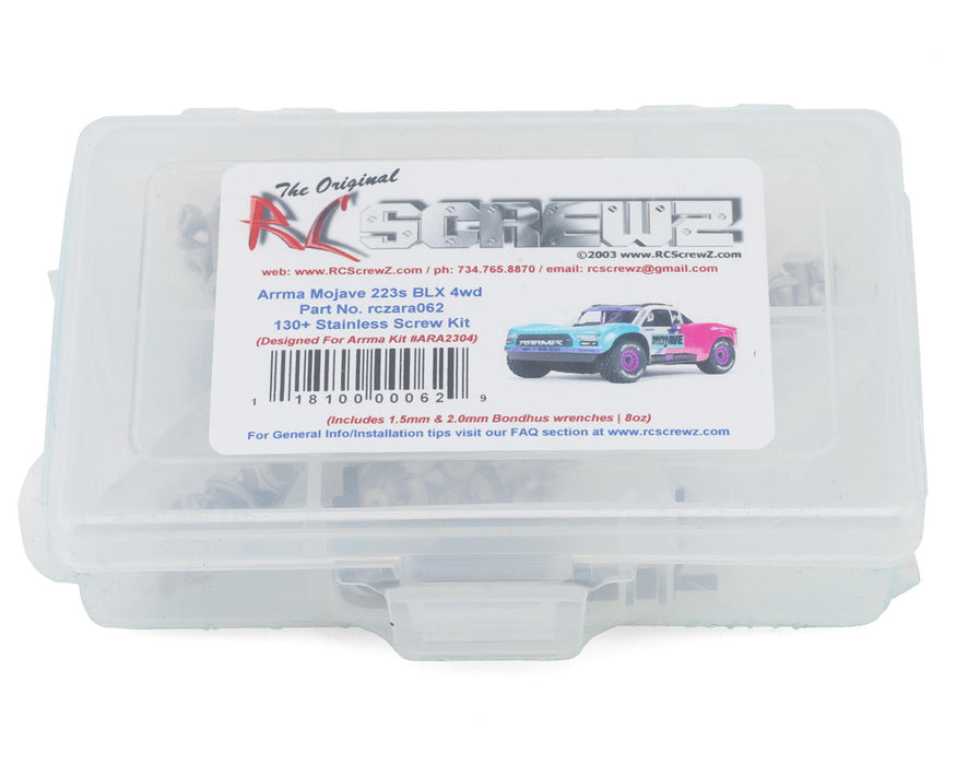 RC Screwz Arrma® Mojave Grom 223S BLX 1/16 Desert Truck Stainless Steel Screw