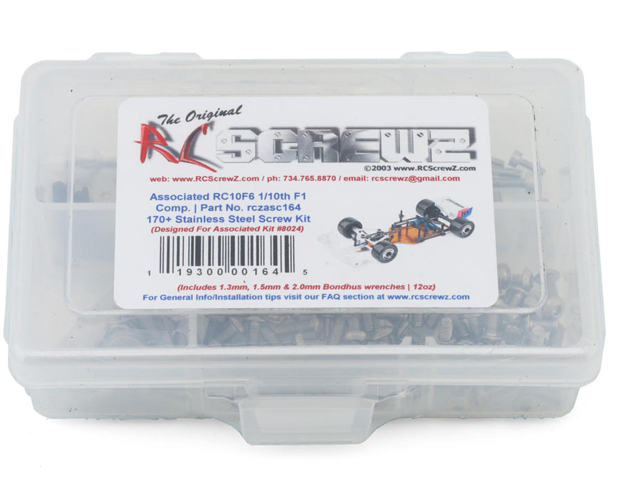RC Screwz Associated RC10F6 Classic 2025 Stainless Steel Screw Kit