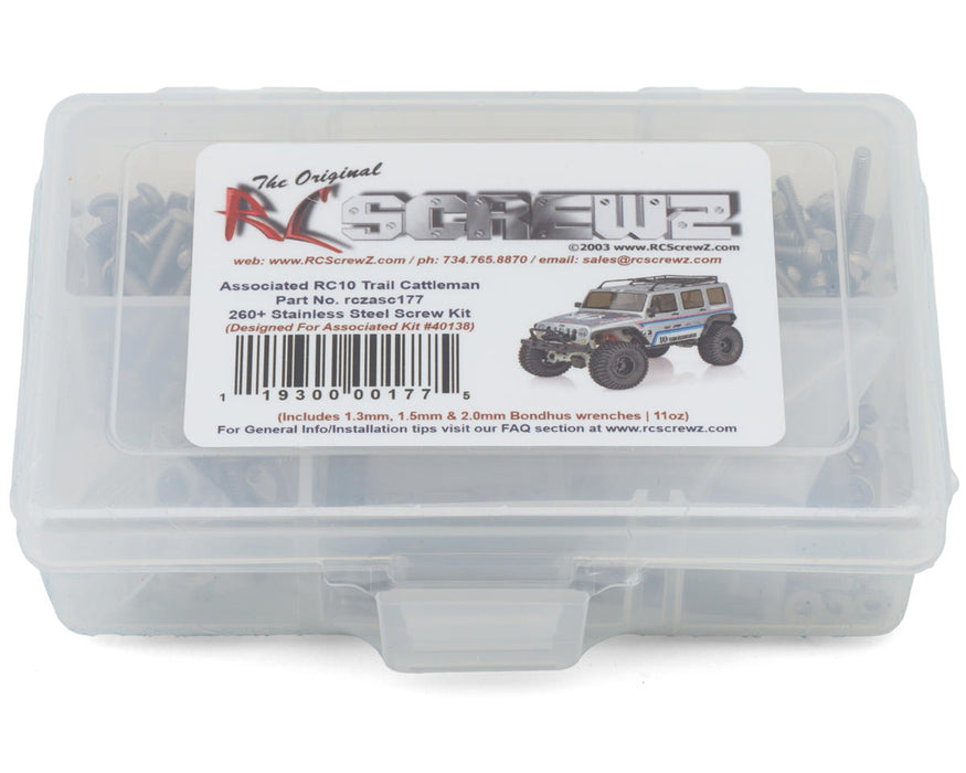 RC Screwz Team Associated RC10 Trail Cattleman 1/10 Rock Crawler Stainless Steel