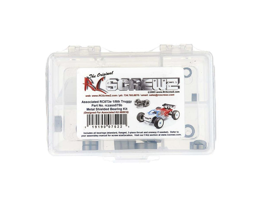 RC Screwz Team Associated RC8T3e Metal Shielded Bearing Kit