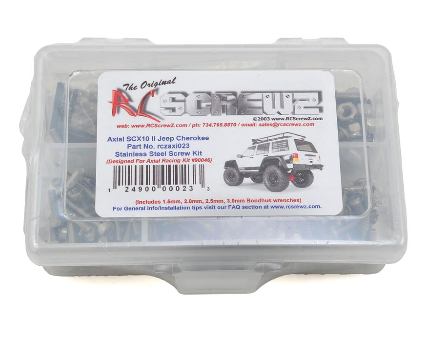 RC Screwz Axial SCX10 II Stainless Screw Kit (AXID9047)
