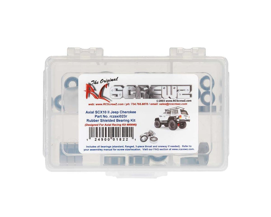 RC Screwz Rubber Shielded Bearing Kit SCX10 II (AXI90046)