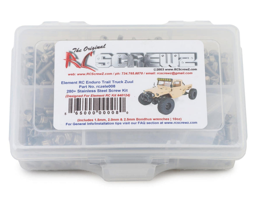 RC Screwz Element RC Enduro Zuul Trail Truck Stainless Steel Screw Kit