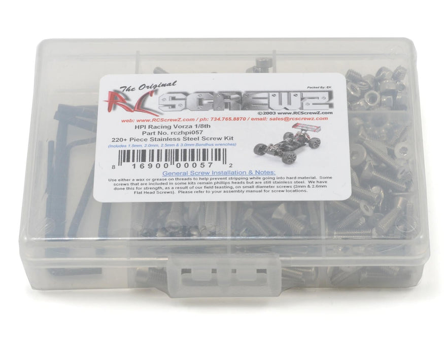 RC Screwz HPI Vorza Buggy Stainless Steel Screw Kit