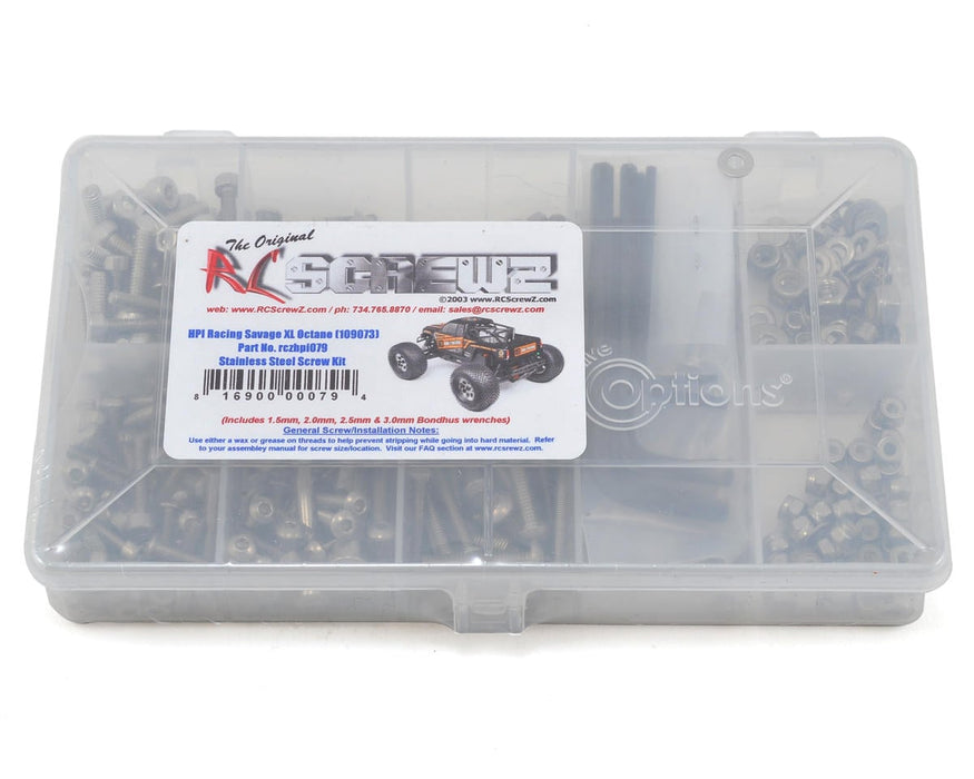 RC Screwz HPI Racing Savage XL Octane Stainless St