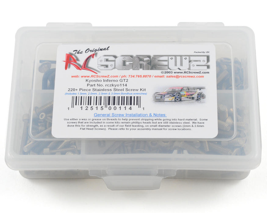 RC Screwz Screw Set: KYO Inferno GT2