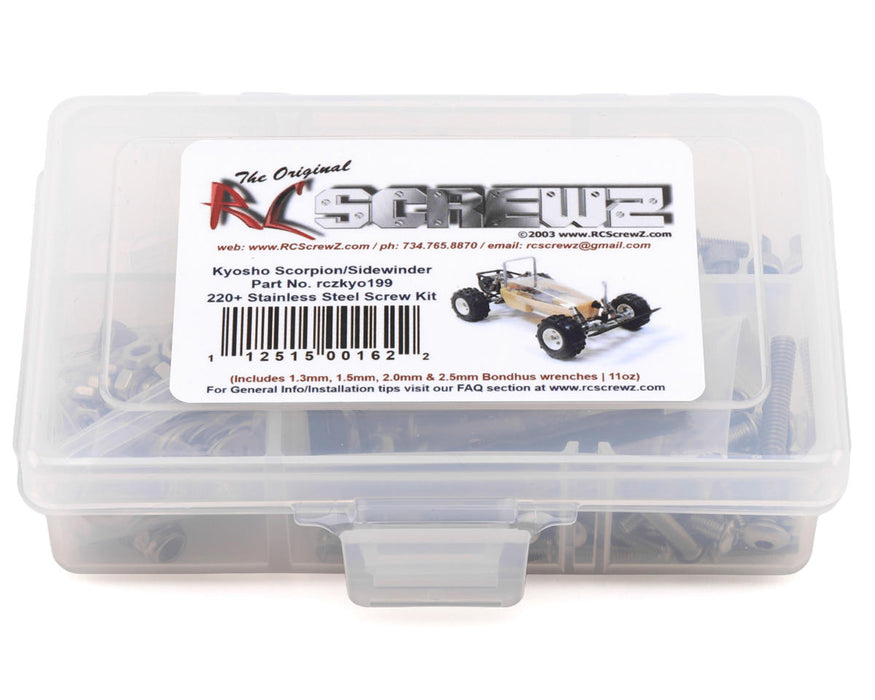 RC Screwz Kyosho Scorpion 2014/Sidewinder Stainless Steel Screw Kit