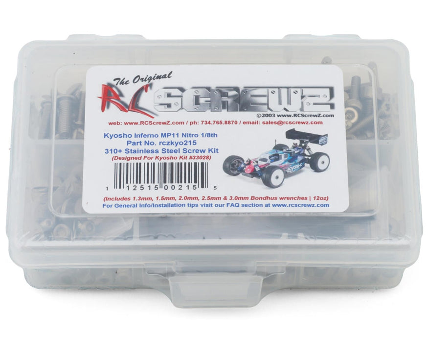 RC Screwz Kyosho Inferno MP11 1/8 Nitro Buggy Stainless Steel Screw Kit