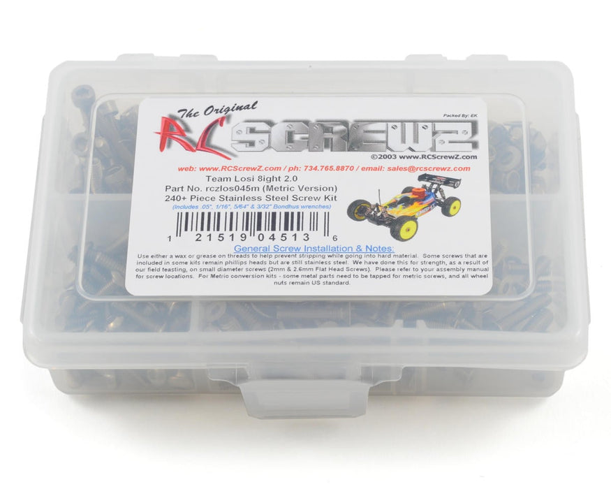 RC Screwz Screw Set: 8ight 2.0