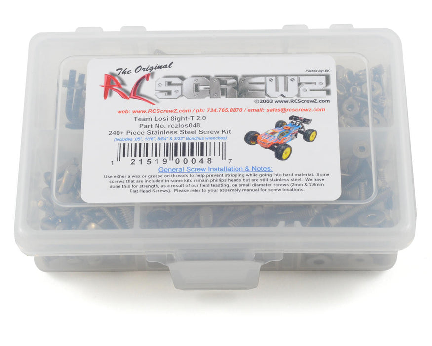 RC Screwz Screw Set: 8ight-T 2.0