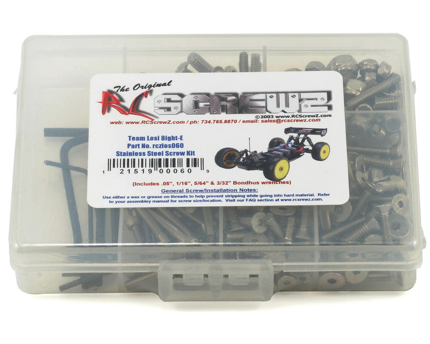 RC Screwz Team Losi 8ight-E Stainless Steel Screw Kit