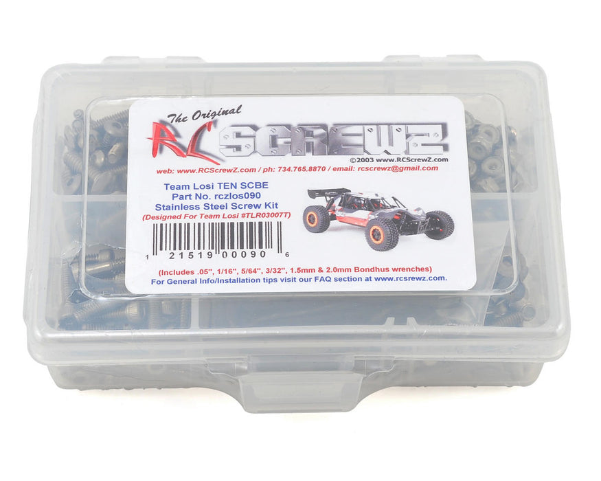 RC Screwz Team Losi TEN-SCBE Stainless Steel Screw Kit