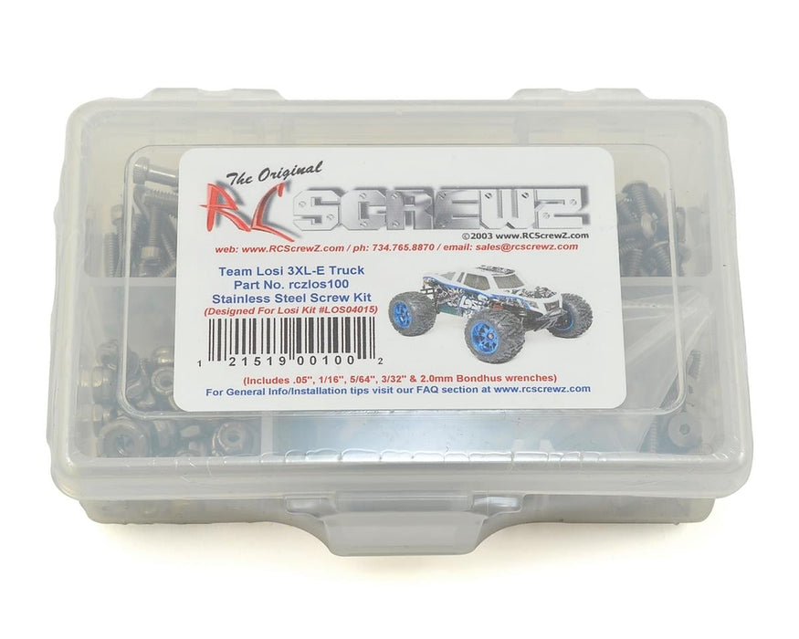 RC Screwz Team Losi LST 3XL-E Stainless Steel Screw Kit