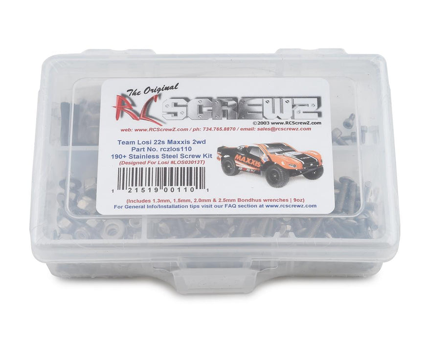RC Screwz Team Losi 22S SCT Stainless Steel Screw Kit