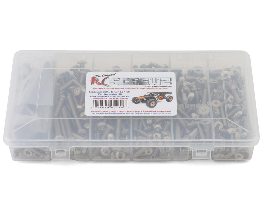 RC Screwz Losi DBXL-E 2.0 Stainless Steel Screw Kit
