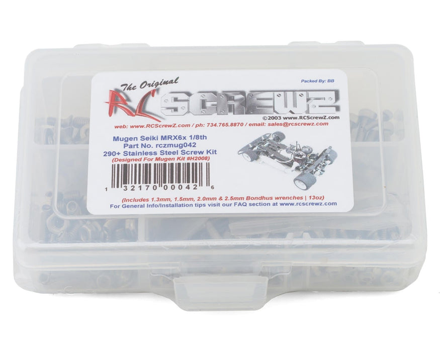 RC Screwz Mugen MRX6X Stainless Steel Screw Kit