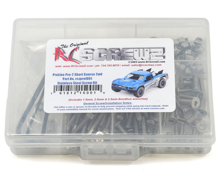 RC Screwz Pro-Line Pro-2 Short Course Stainless St