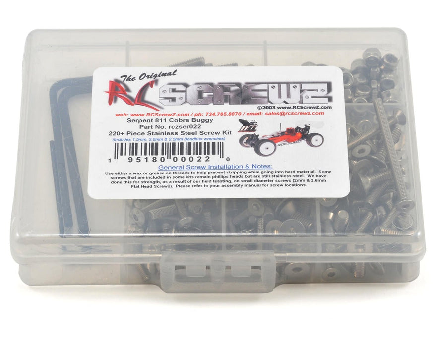 RC Screwz Screw Set: Serpent 811 Cobra