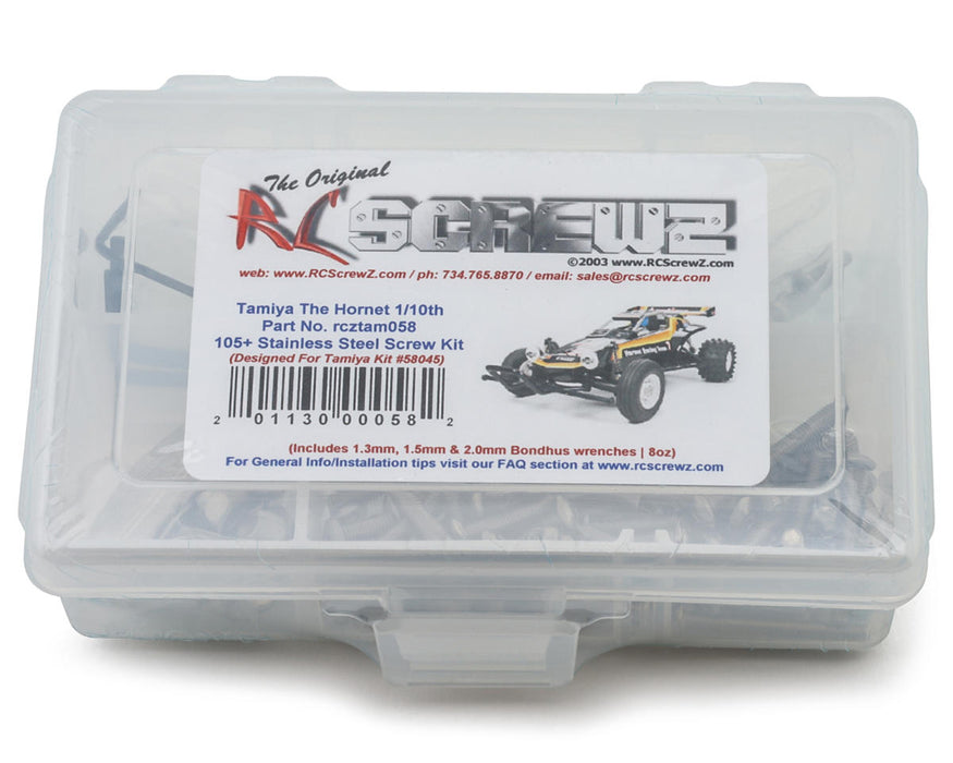 RC Screwz Tamiya Hornet Stainless Steel Screw Kit