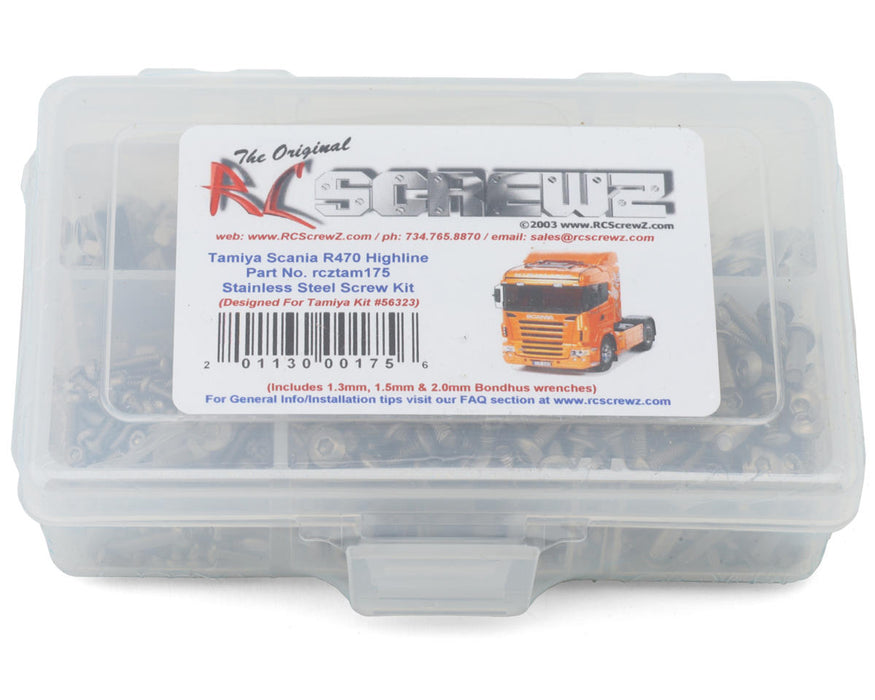 RC Screwz Tamiya Scania R470 Highline Stainless Steel Screw Kit