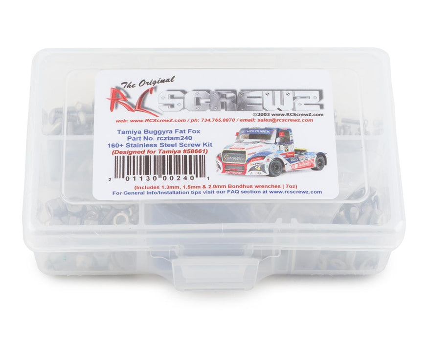RC Screwz Tamiya Buggyra Fat Fox Stainless Steel Screw Kit