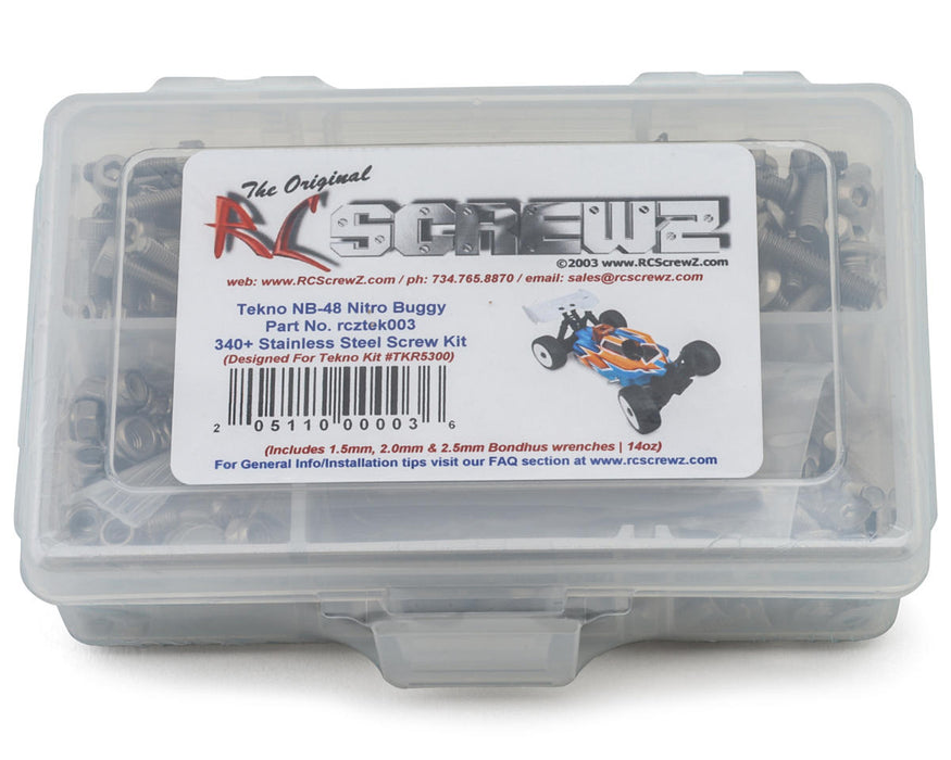 RC Screwz Tekno RC NB48 2.2 Stainless Steel Screw Kit