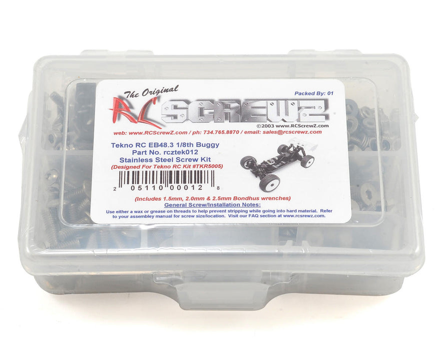 RC Screwz Tekno EB48.3 Buggy Stainless Screw Kit