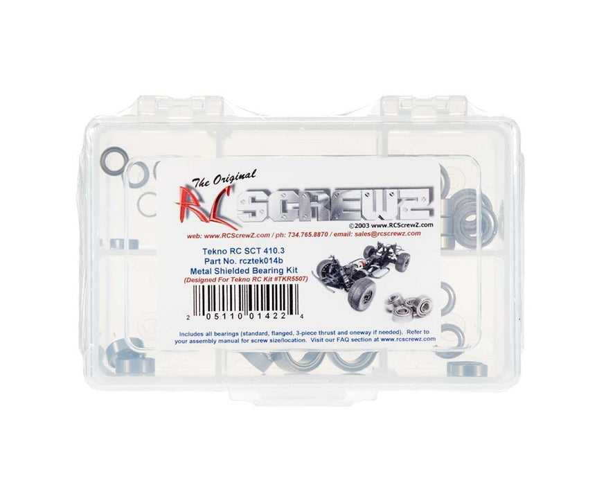 RC Screwz Tekno RC SCT410.3 4WD Metal Shielded Bearing Kit